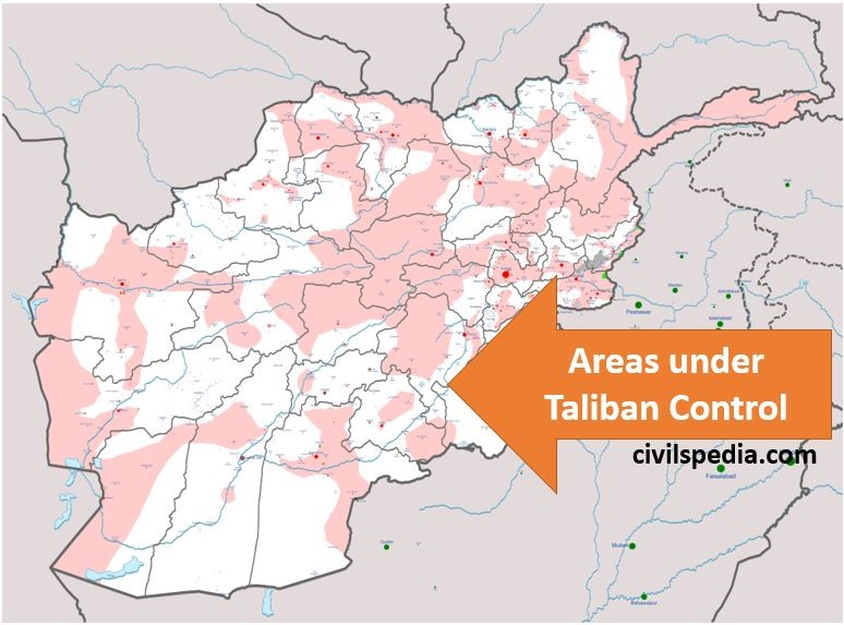 Area under Taliban Control