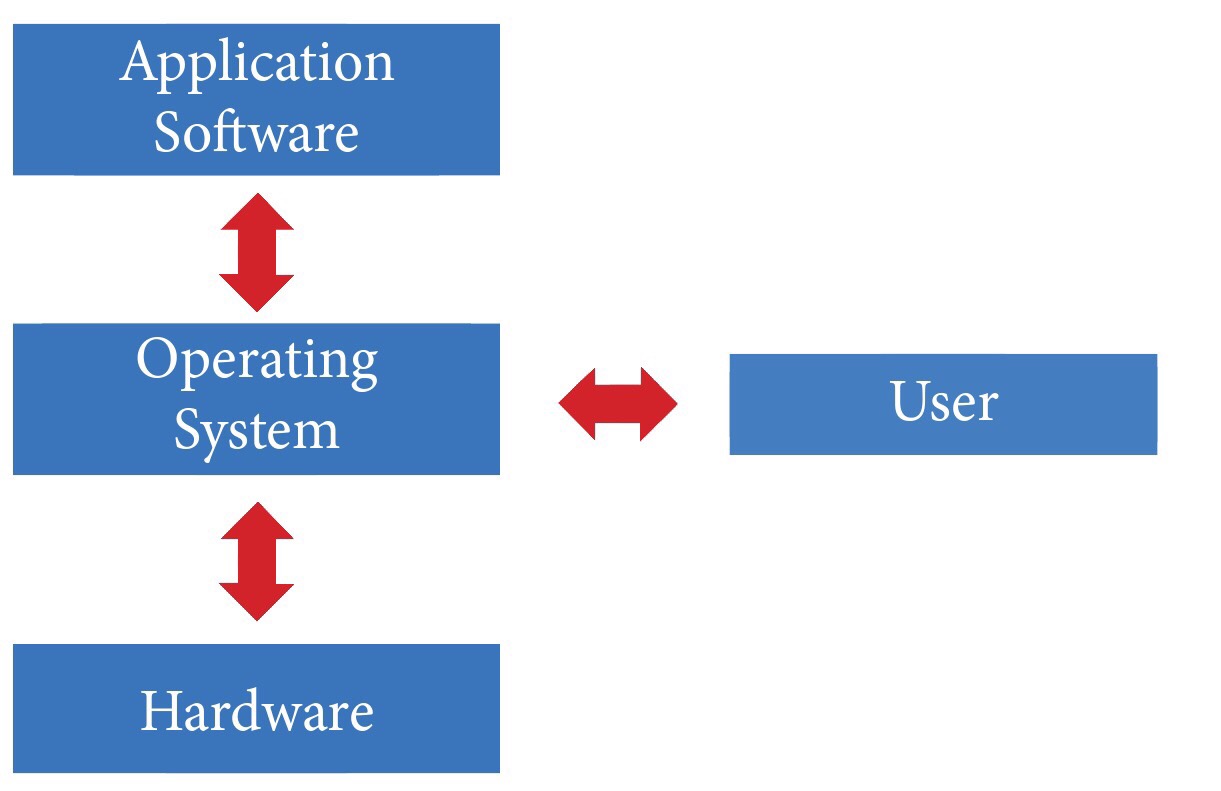 Application Software 
Operating System 
Hardware 
User 