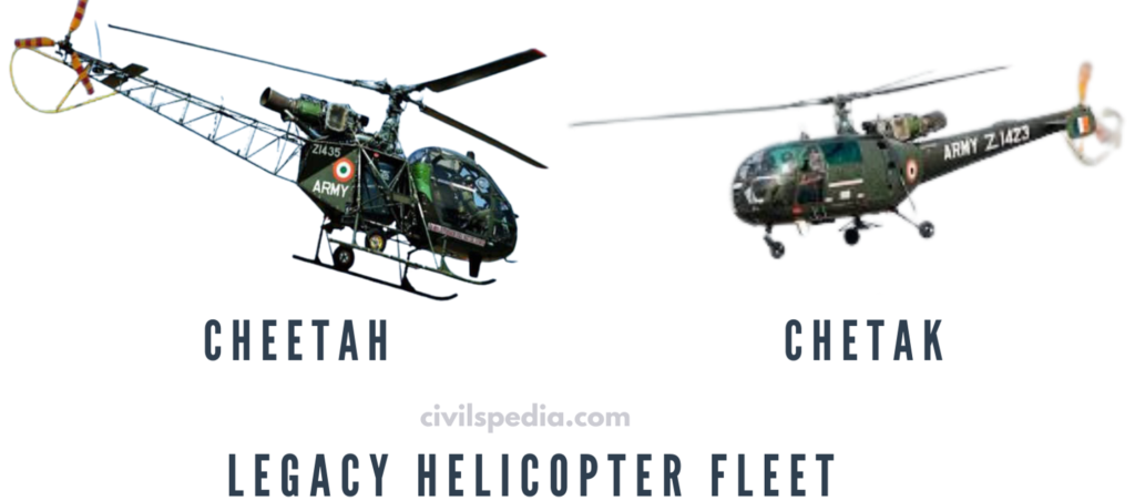 Legacy Helicopter Fleet- Cheetah and Chetak