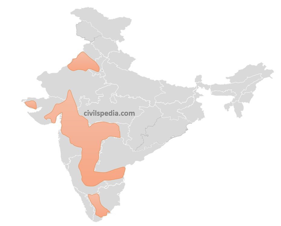 Cotton Growing Areas in India