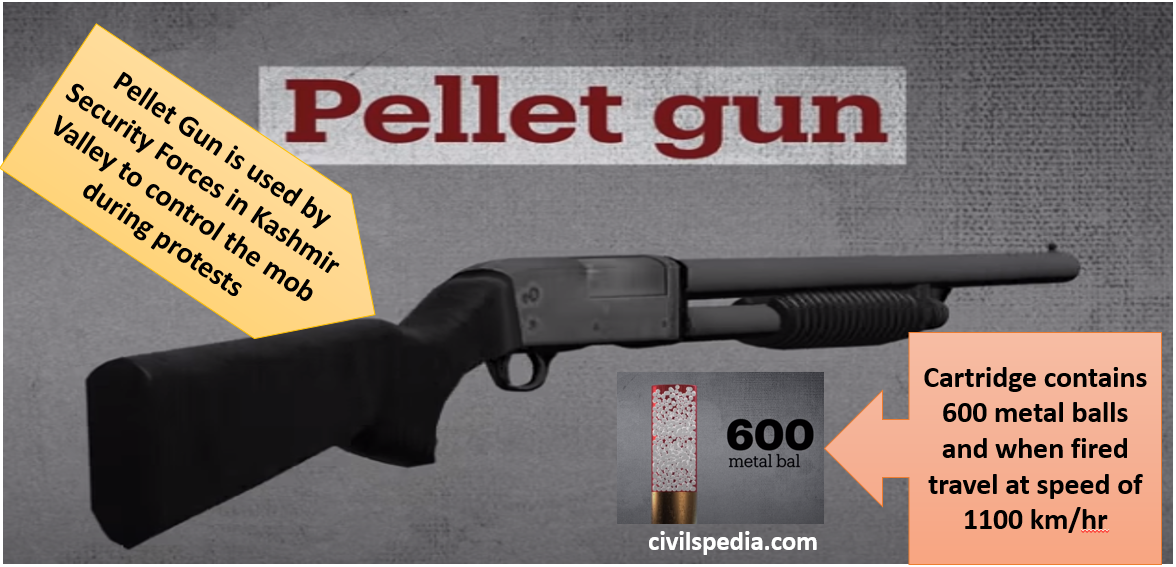 Pellet gun issue in Jammu and Kashmir