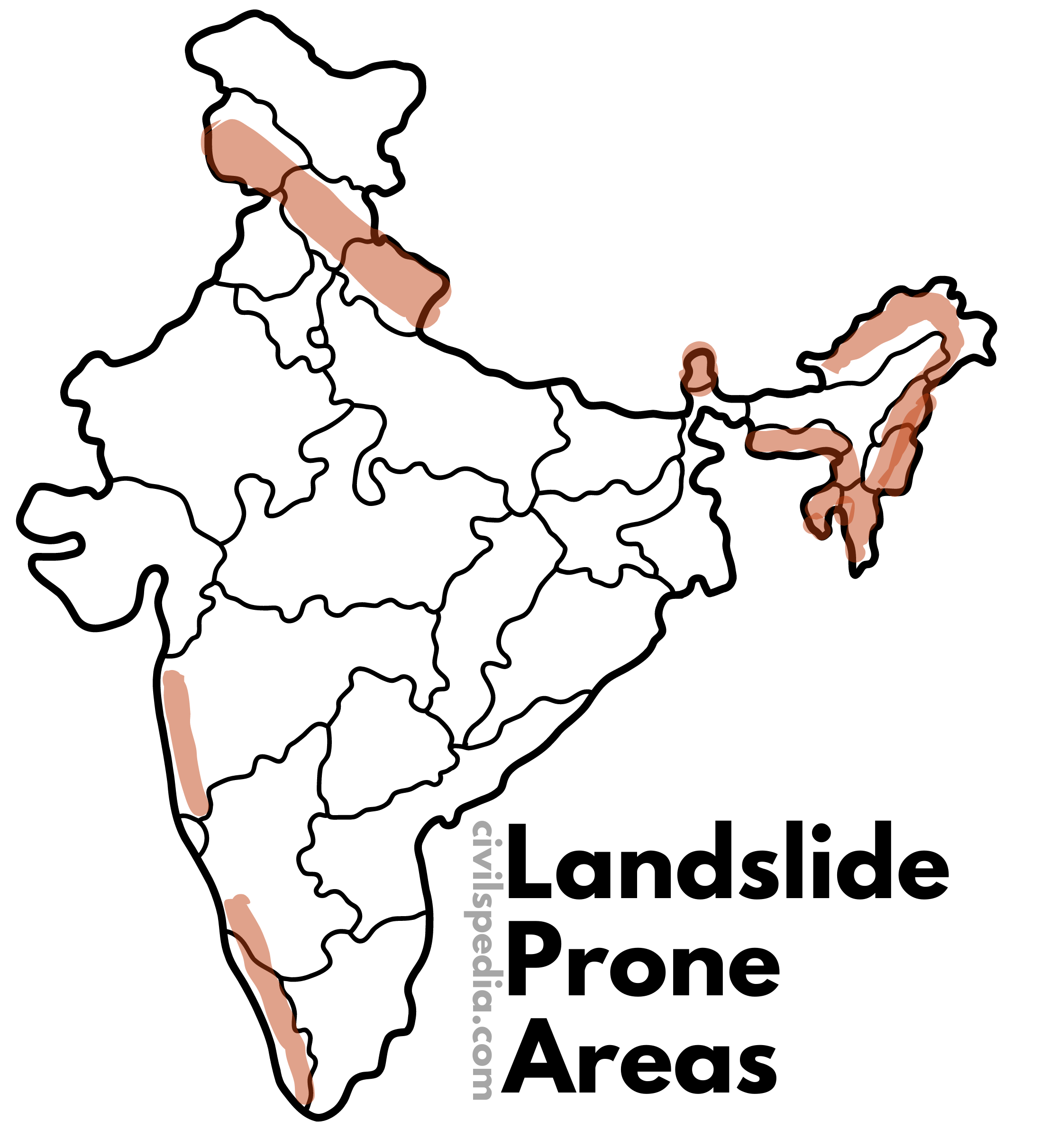 Landslide Prone Areas in India