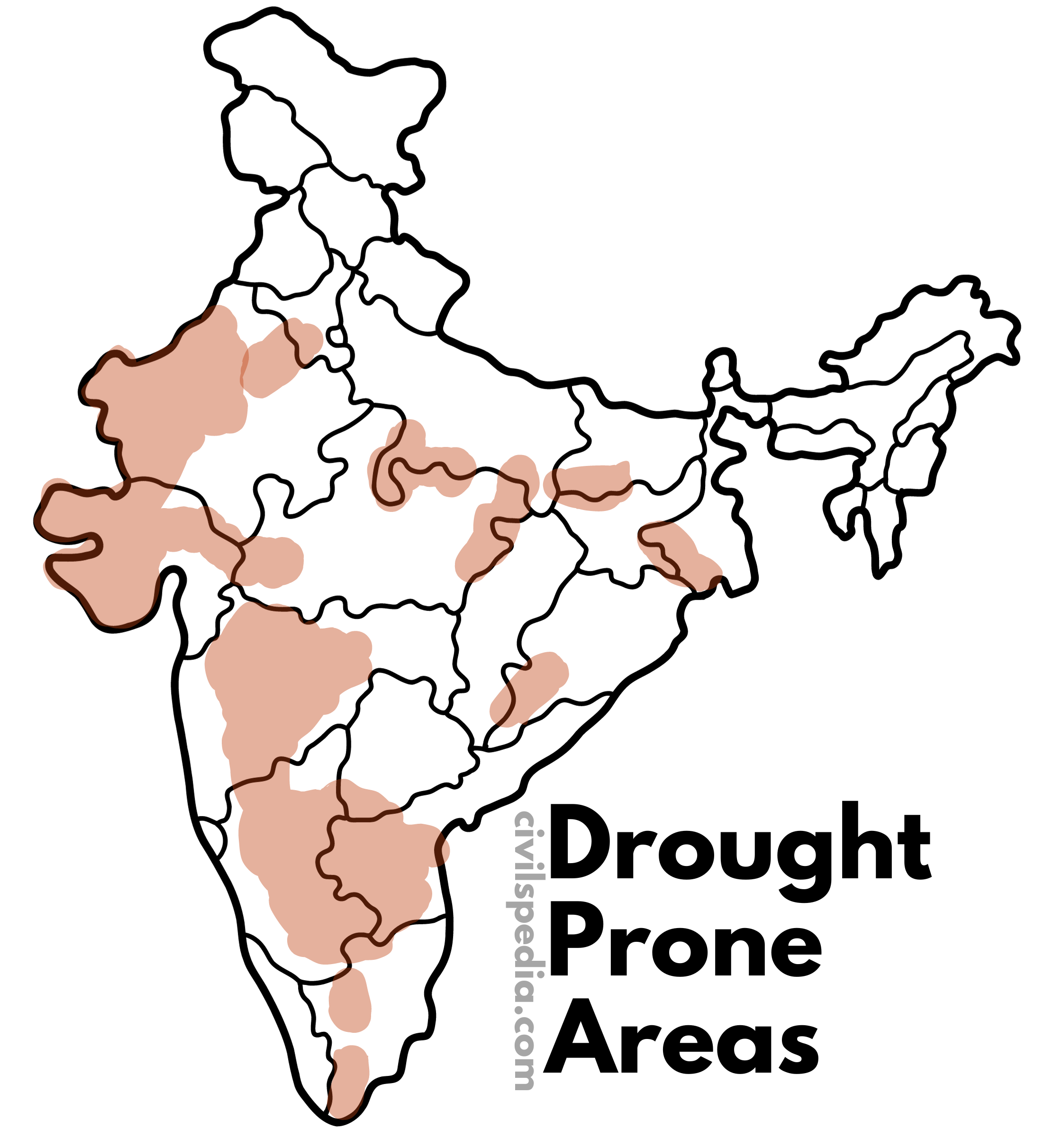 Drought Prone Areas in India